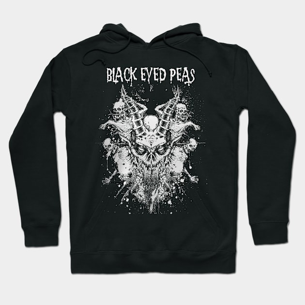 Dragon Skull Play Black Eyed Hoodie by Teropong Kota